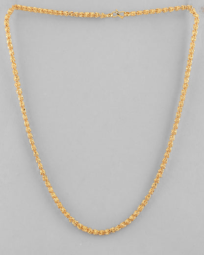 VOJ Gold-Polished EvilEye Men Designer Chain