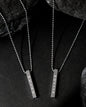 VOJ Silver Plated Couple King & Queen Chain Set