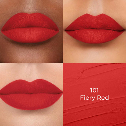 Colors Queen Hold Up Full Day Non Transfer Lipstick - Fiey Red