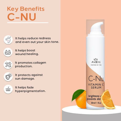 Aveil C-Nu Vitamin C Face Serum