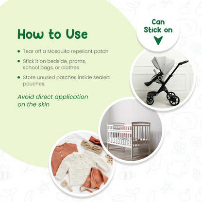 Mother Sparsh Baby Mosquito Repellent Patches Waterproof