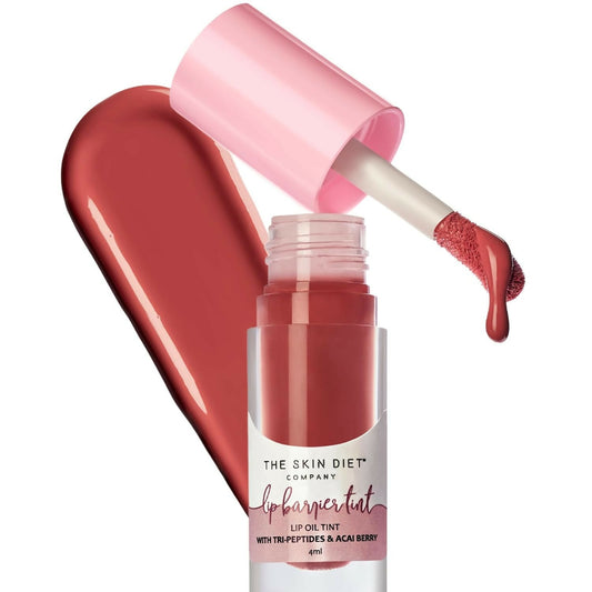 The Skin Diet Company Lip Barrier Tint Pink Affair - Brick Red