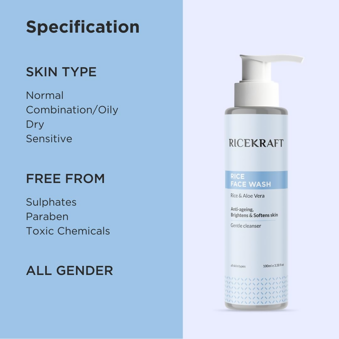 RiceKraft Rice Water Face Wash