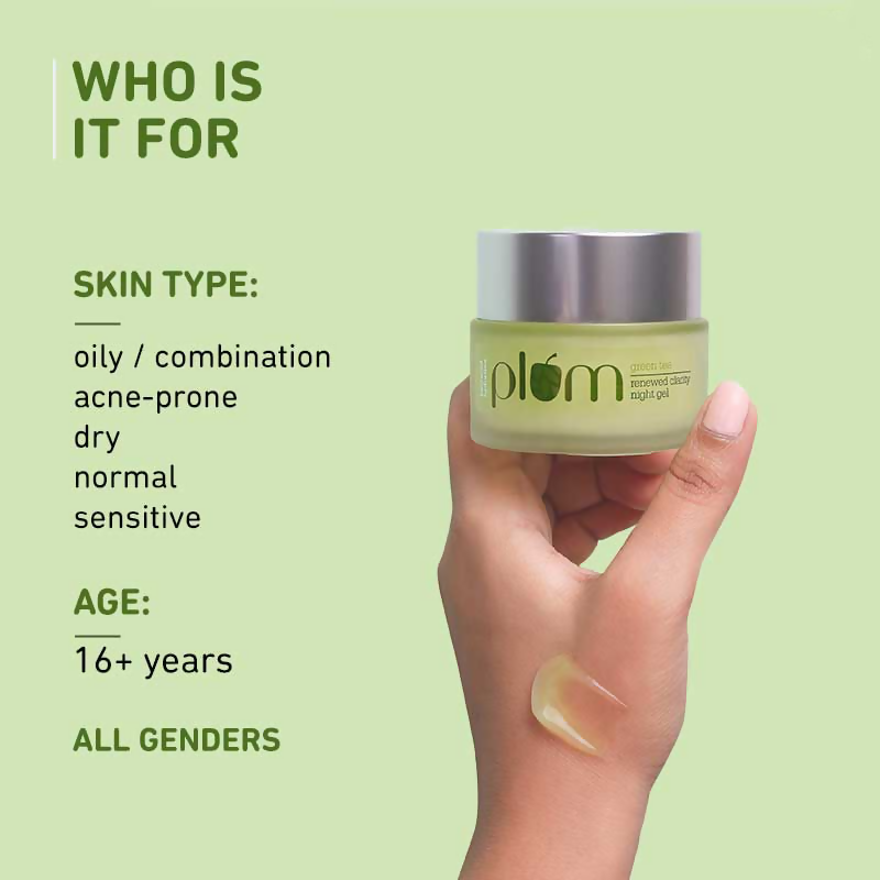 Plum Green Tea Night Gel Cream