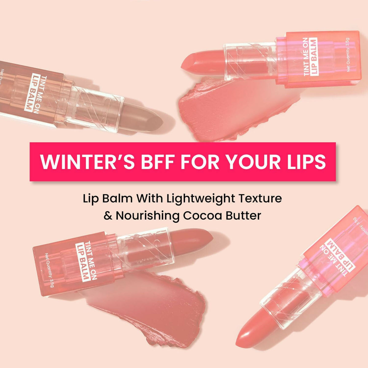 Swiss Beauty Tint Me On Lip Balm - Cupcake Pink