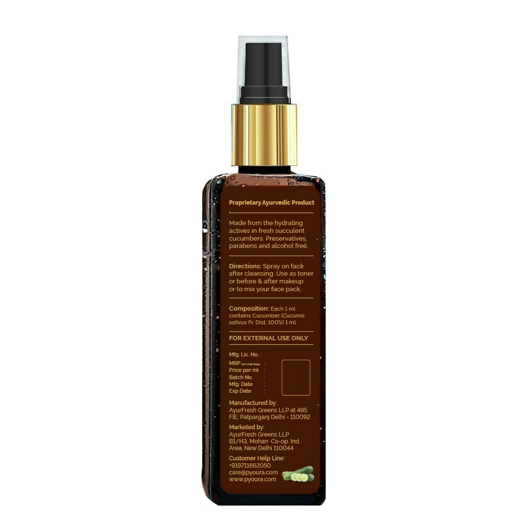 Pyoura Refreshing Hydrating Cucumber Face Toner Mist