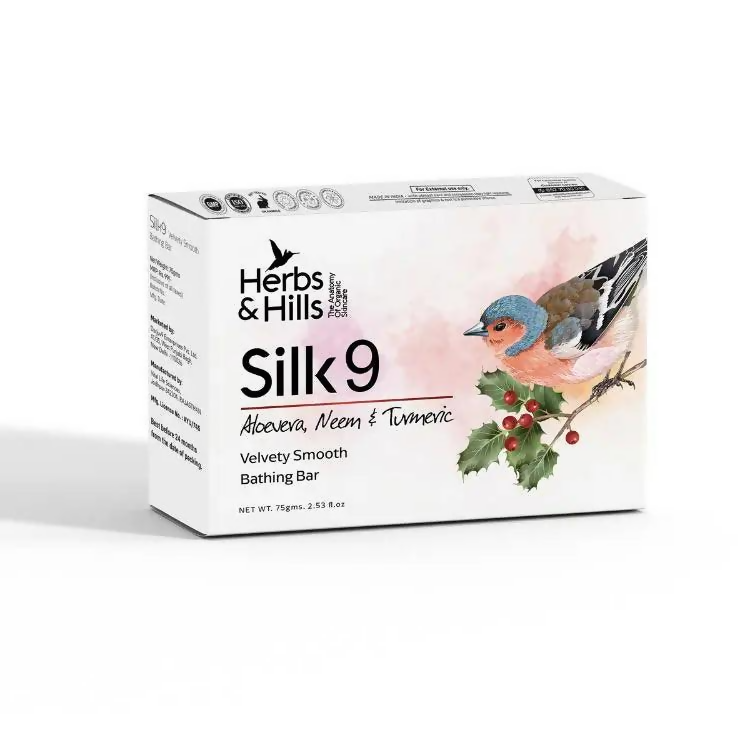 Herbs & Hills Silk9 Velvety Smooth Bathing Bar