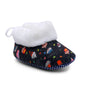 Tiny Bugs Unisex Printed Winter Booties - Black