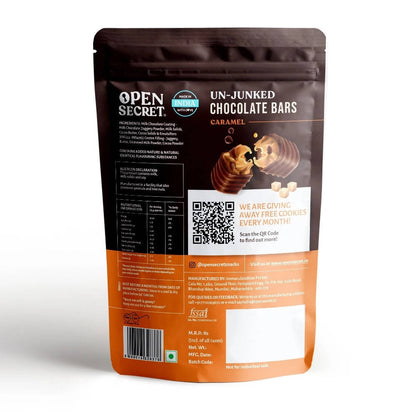 Open Secret Un-Junked Chocolate Bars Caramel
