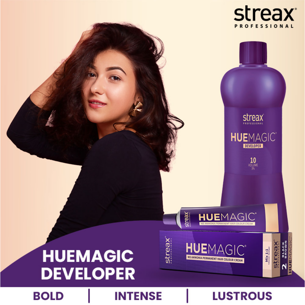 Streax Professional Hue Magic Developer For Hair Colour - 10 Volume 3%
