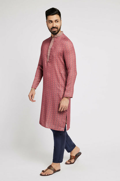 Ethnic India Blue solid Pant for Men