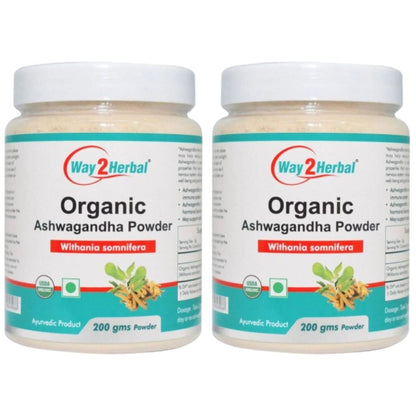 Way2herbal Organic Ashwagandha Powder