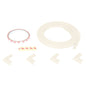 Safe-O-Kid Unique High Density L-Shaped 2 Mtr Long Mini 1 Edge Guard With 4 Corner Cushions White