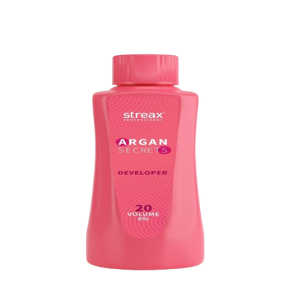 Streax Professional Developer For Argan Secrets Colourant - 20 Volume 6%
