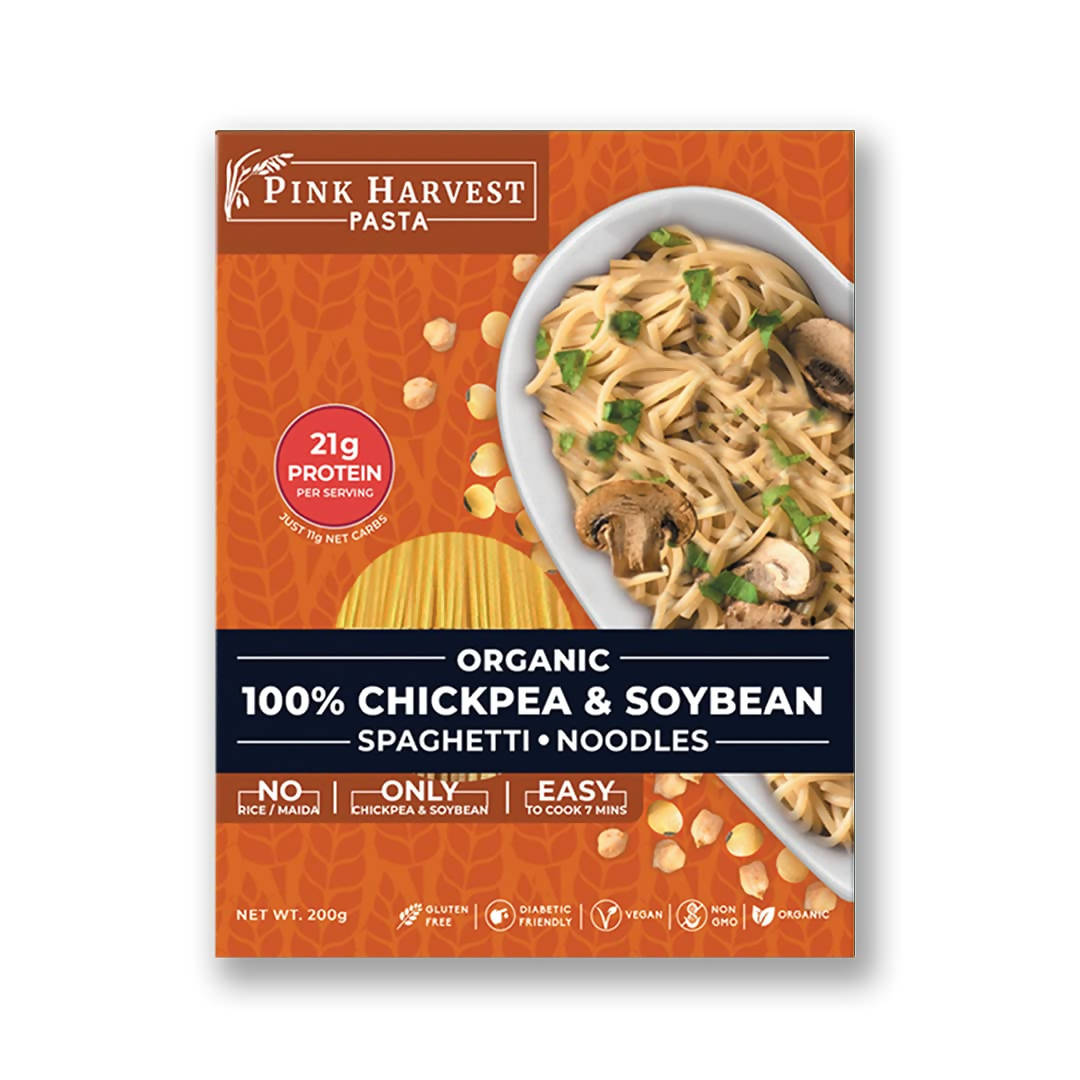 Pink Harvest Organic 100% Chickpea & Soybean Spaghetti Noodles