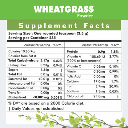 Herbal Hills Wheat-O-Power Wheatgrass Powder