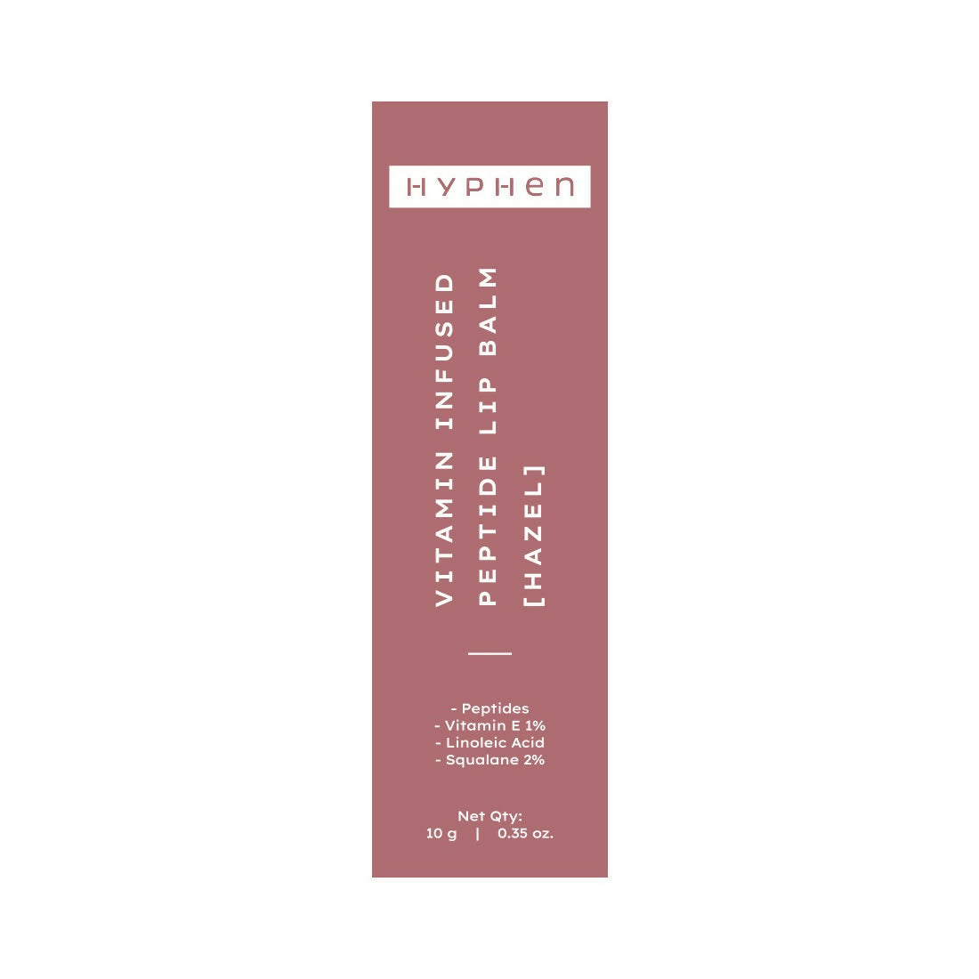 Hyphen By Kriti Sanon Hazel Vitamin Infused Peptide Lip Balm, Hydrate & Moisturize, Smoothen Lips & Repair Moisture Barrier
