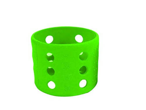 Safe-O-Kid Silicone Baby Feeding Bottle Cover Cum Sleeve for Insulated Protection Small 60mL- Green