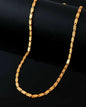 VOJ Gold-Polished Biscuit Shaped Chain For Men