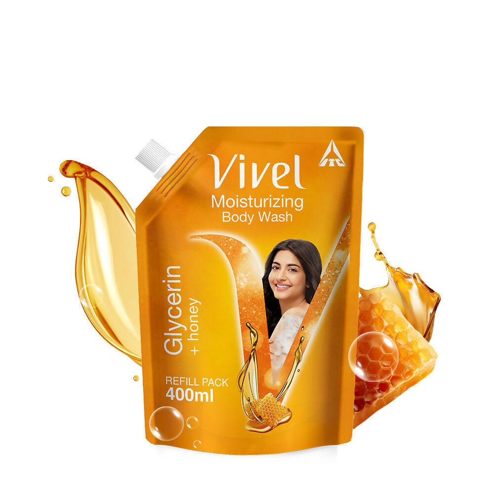 Vivel Moisturizing Bodywash Glycerin + Honey Refill Pack