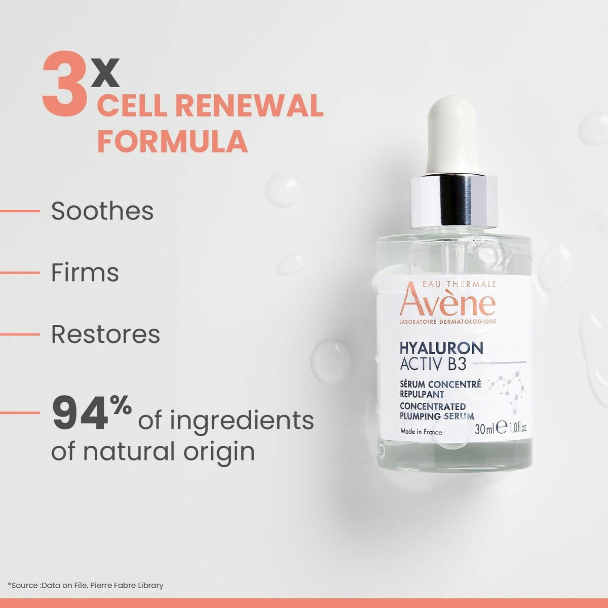 Avene Hyaluron Activ B3 Concentrated Plumping Serum