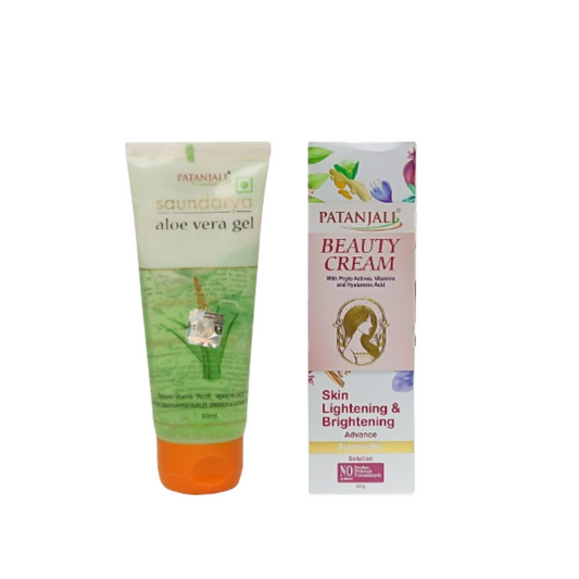 Patanjali Saundarya Aloe Vera Gel & Beauty Cream Combo