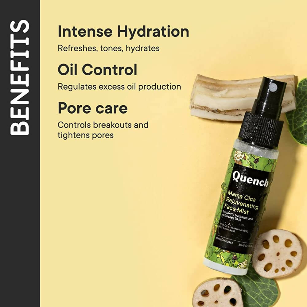 Quench Botanics Mama Cica Rejuvenating Face Mist - Korean Skincare