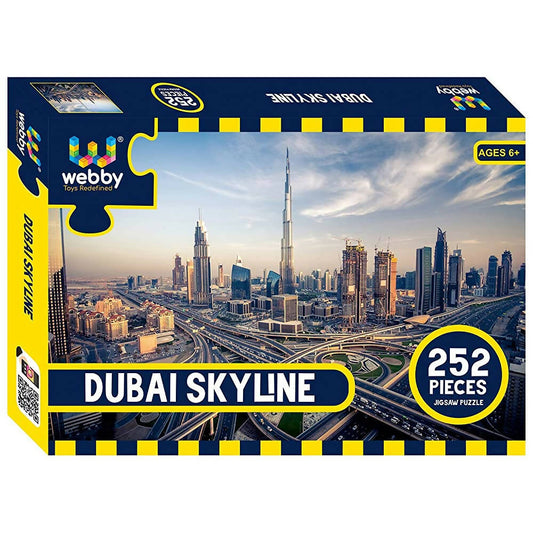 Webby Dubai Skyline Jigsaw Puzzle- 252 Pcs