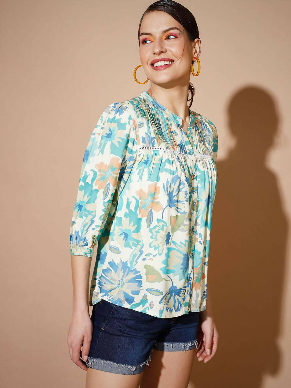 Myshka Women Multi Floral Tops