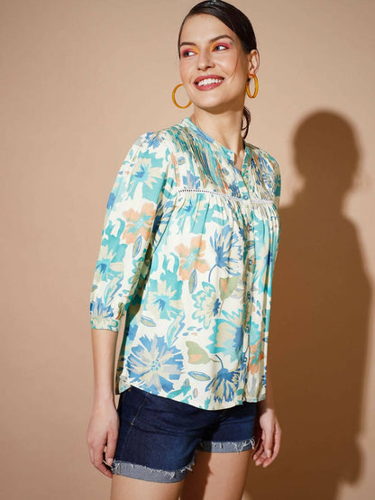 Myshka Women Multi Floral Tops