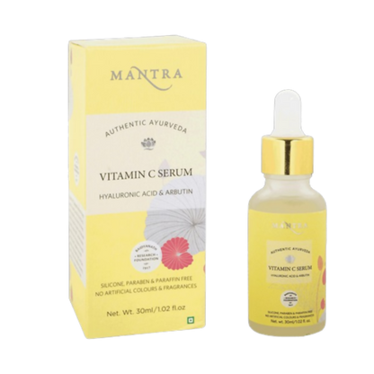 Mantra Herbal Vitamin C Serum With Hyaluronic Acid and Arbutin