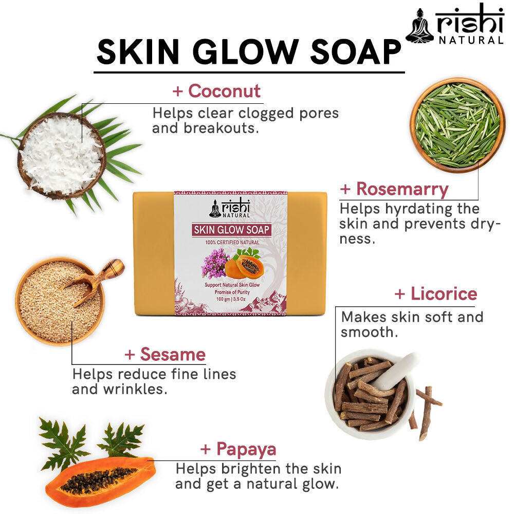 Rishi Natural Skin Glow Soap