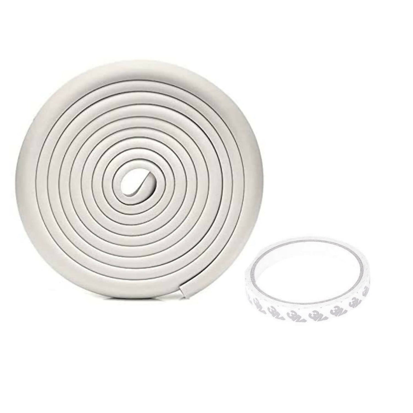 Safe-O-Kid Edge Guards, Baby Proofing Edge 5 Mtr Furniture Edge Bumper Guards, Edge Guard For Baby/ Toddlers, White