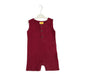 Sunshine Baby Cute Organic Muslin Cotton Sleeveless Knee Length Rompers - Maroon