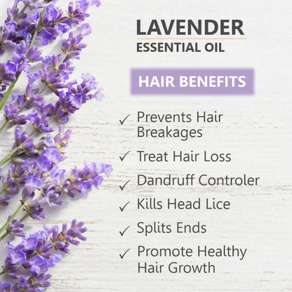 Skiura Nature 100% Natural Lavender Essential Oil For Hair, Skin & Aroma