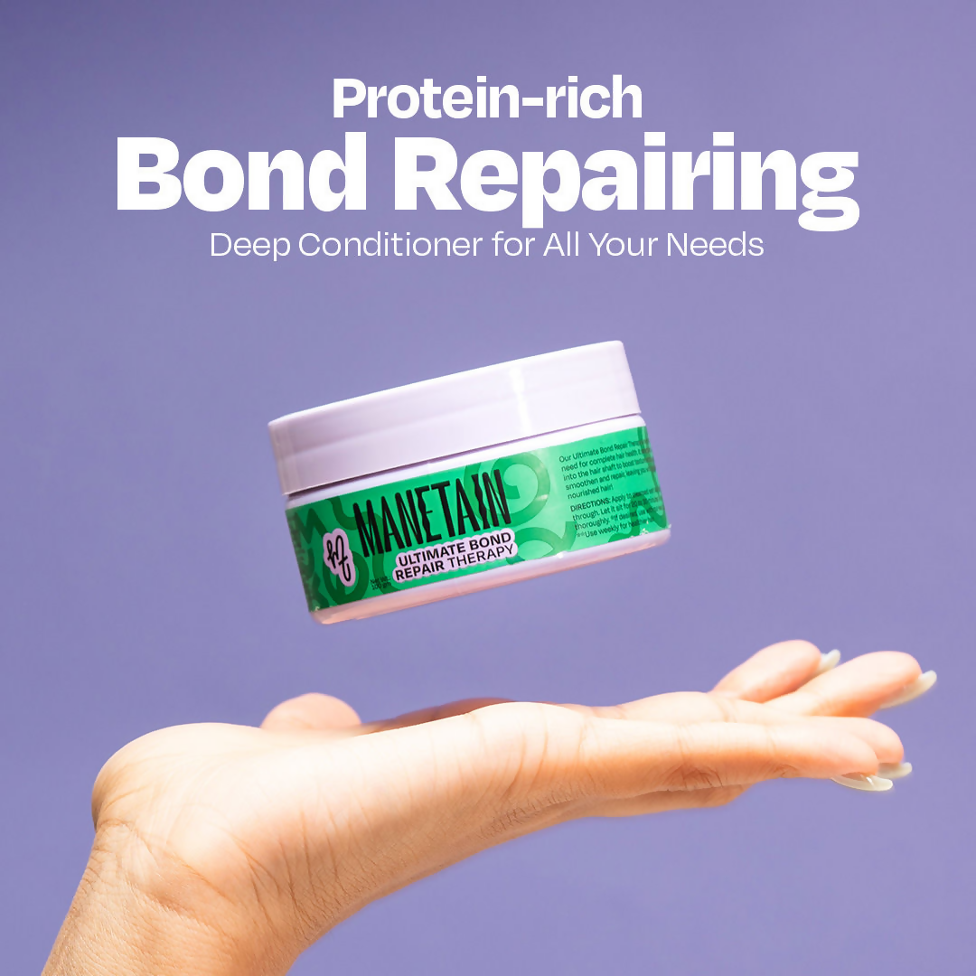 Manetain Ultimate Bond Repair Therapy - Hydrates Strengthens & Restores Damaged Hair