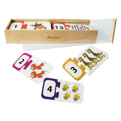 Matoyi Educational Puzzles Kit (Alphabets & Numbers)