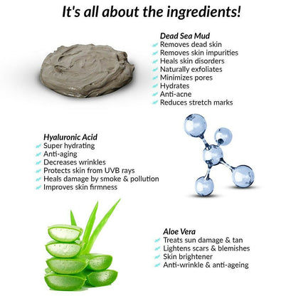 Matra Hyaluronic Acid Mask with Dead Sea Mud