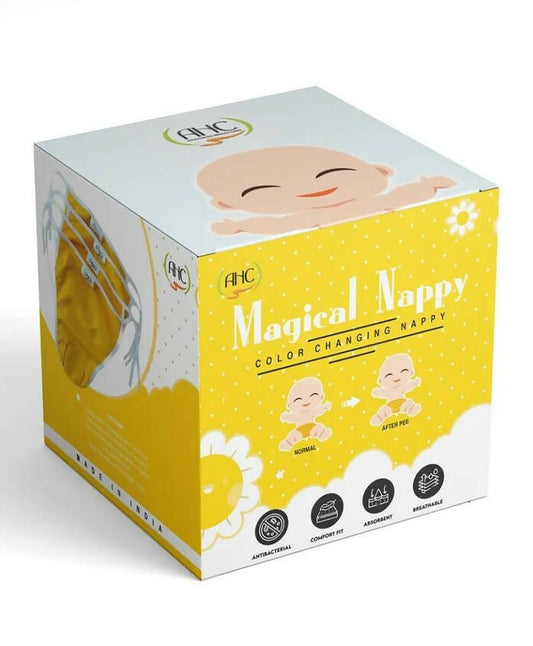 AHC Magic Colour Changing Ultra Soft In Duck Design Cloth Diaper Nappy
