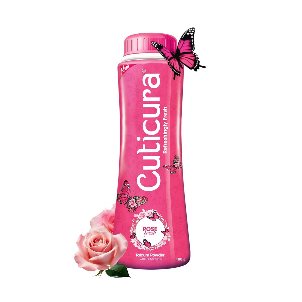 Cuticura Rose Fresh Talcum Powder