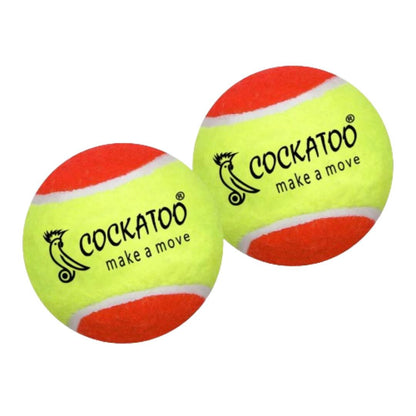 Cockatoo Rubber Cricket Tennis Ball (Pack of 2)