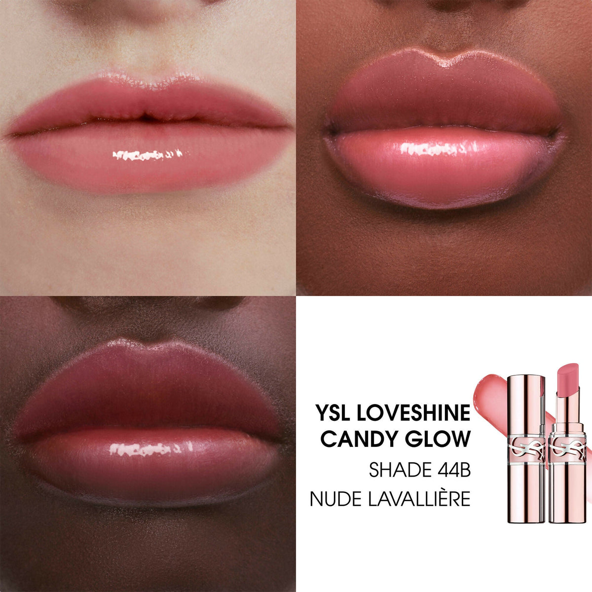 Yves Saint Laurent Loveshine Candy Glow - 44B Nude Lavalliere