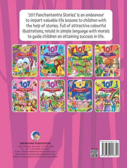Dreamland 201 Panchantantra Stories : Children Story Book/ Traditional Stories/Early Learning Book