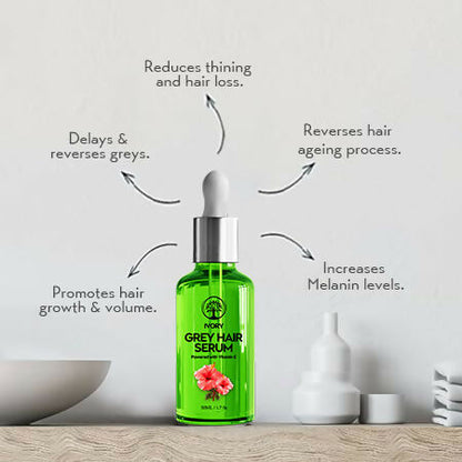 Ivory Natural Grey Hair Serum - Restore Natural Hair Color