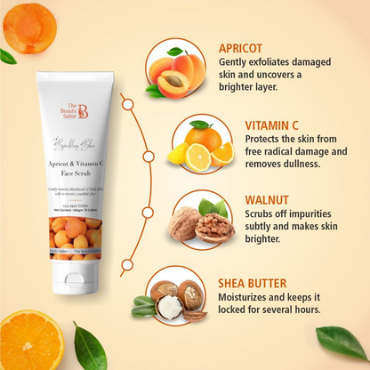 The Beauty Sailor Apricot And Vitamin C Face Scrub