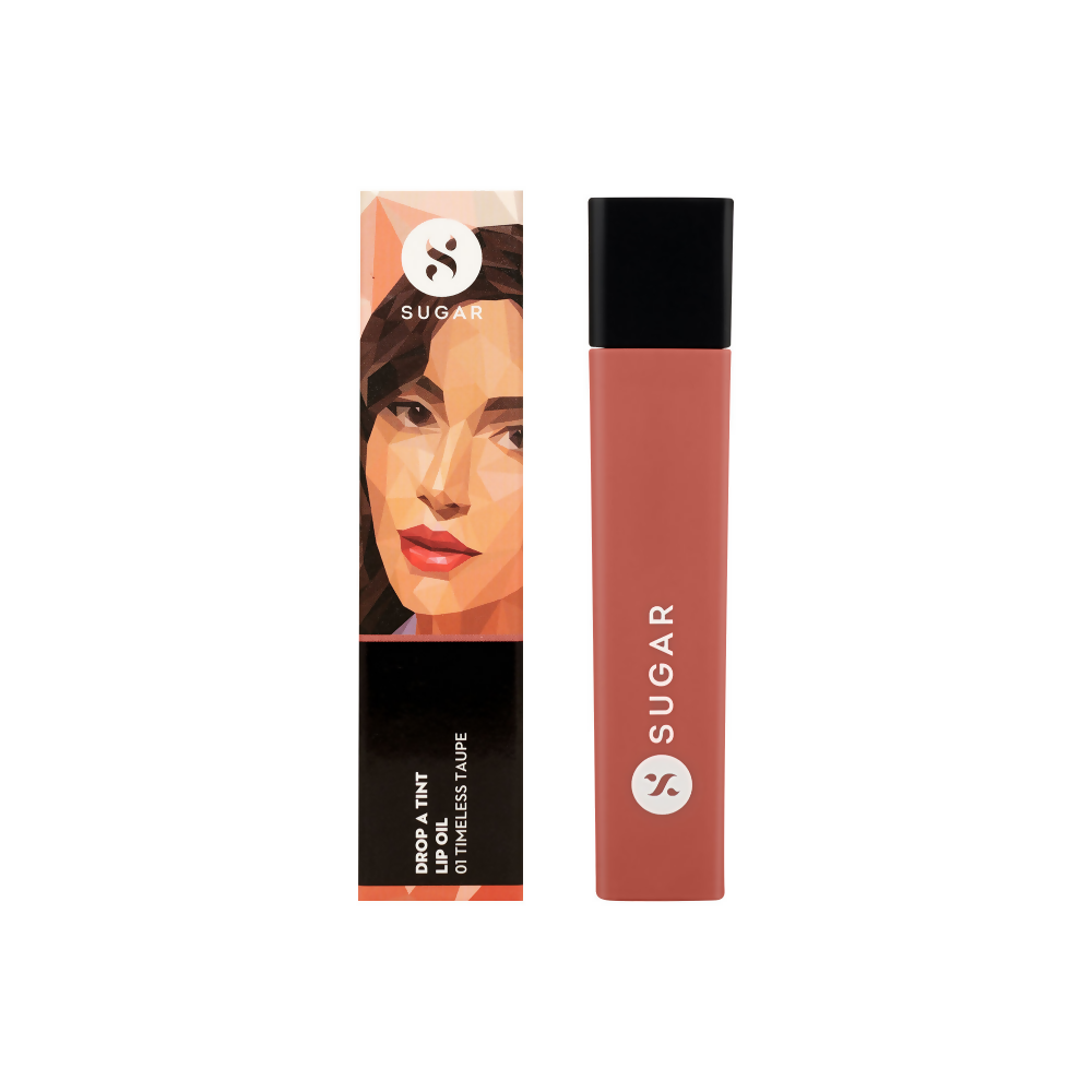 SUGAR Drop A Tint Lip Oil - 01 Timeless Taupe