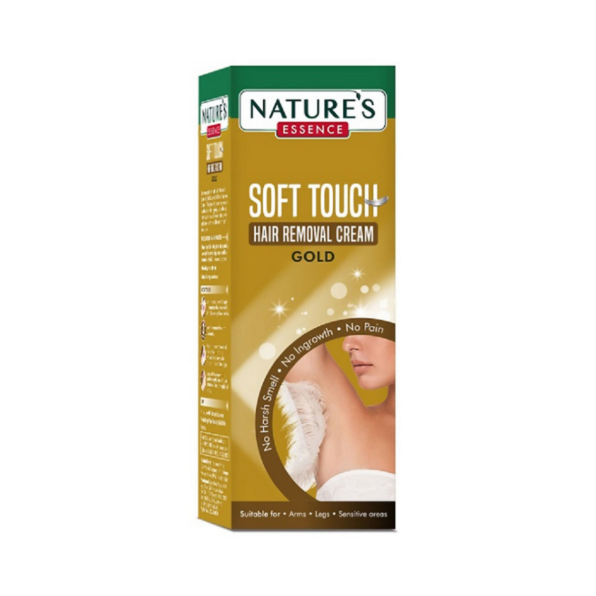 Nature's Essence Hair Removal Cream Gold - For All Skin Types
