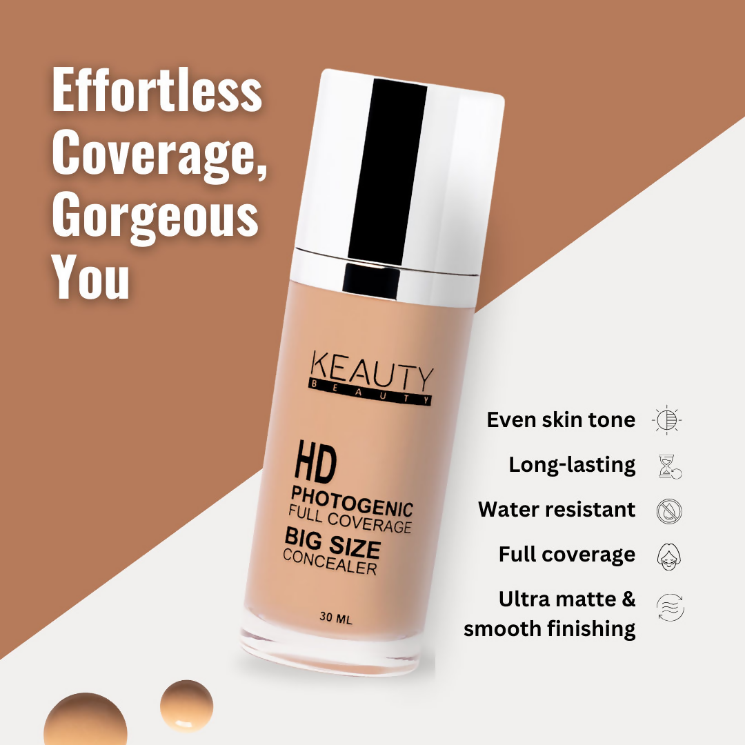 Keauty Beauty HD Photogenic Full Coverage Concealer - 7