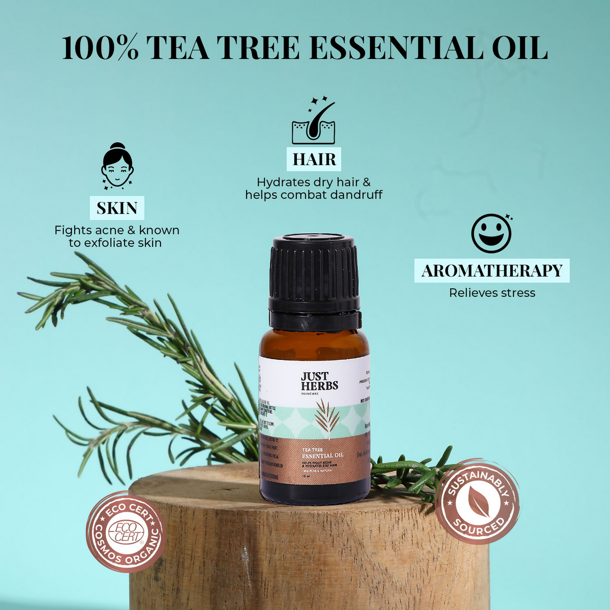 Just Herbs Tea Tree Essential Oil