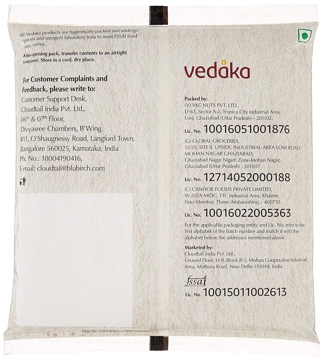 Vedaka Raw Flax Seeds